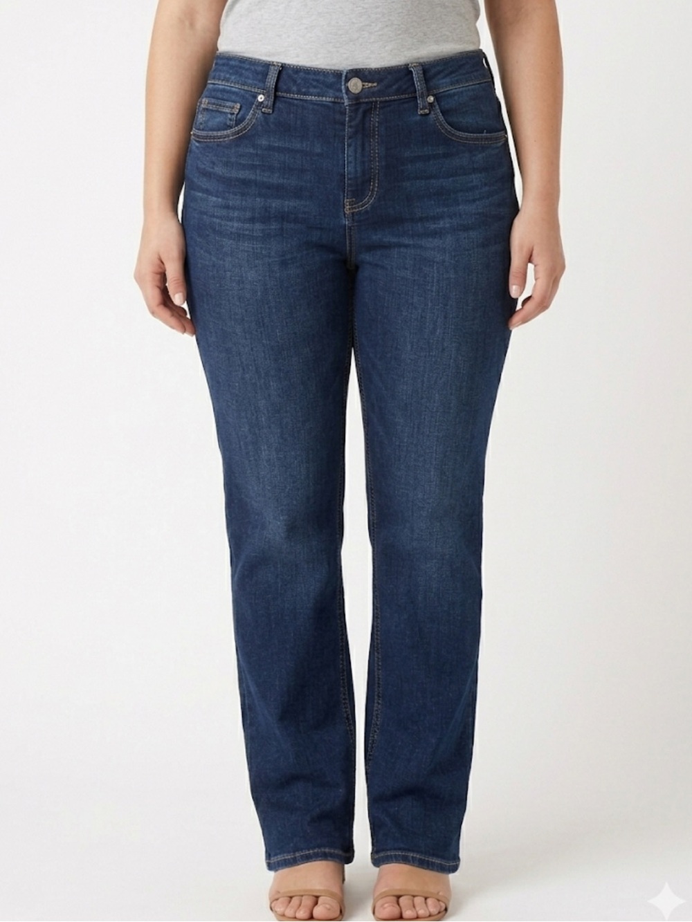 Silver Jeans Co. Avery Straight‑Leg Jeans 2000s Normcore Dark Wash W29 L30 |